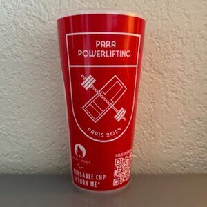 PARIS 2024 OLYMPIC GAMES PARA POWERLIFTING COLLECTOR CUP  COCA COLA - NWT